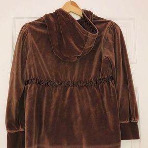 Gymboree Girls Brown Jacket with Hood, Size 12.